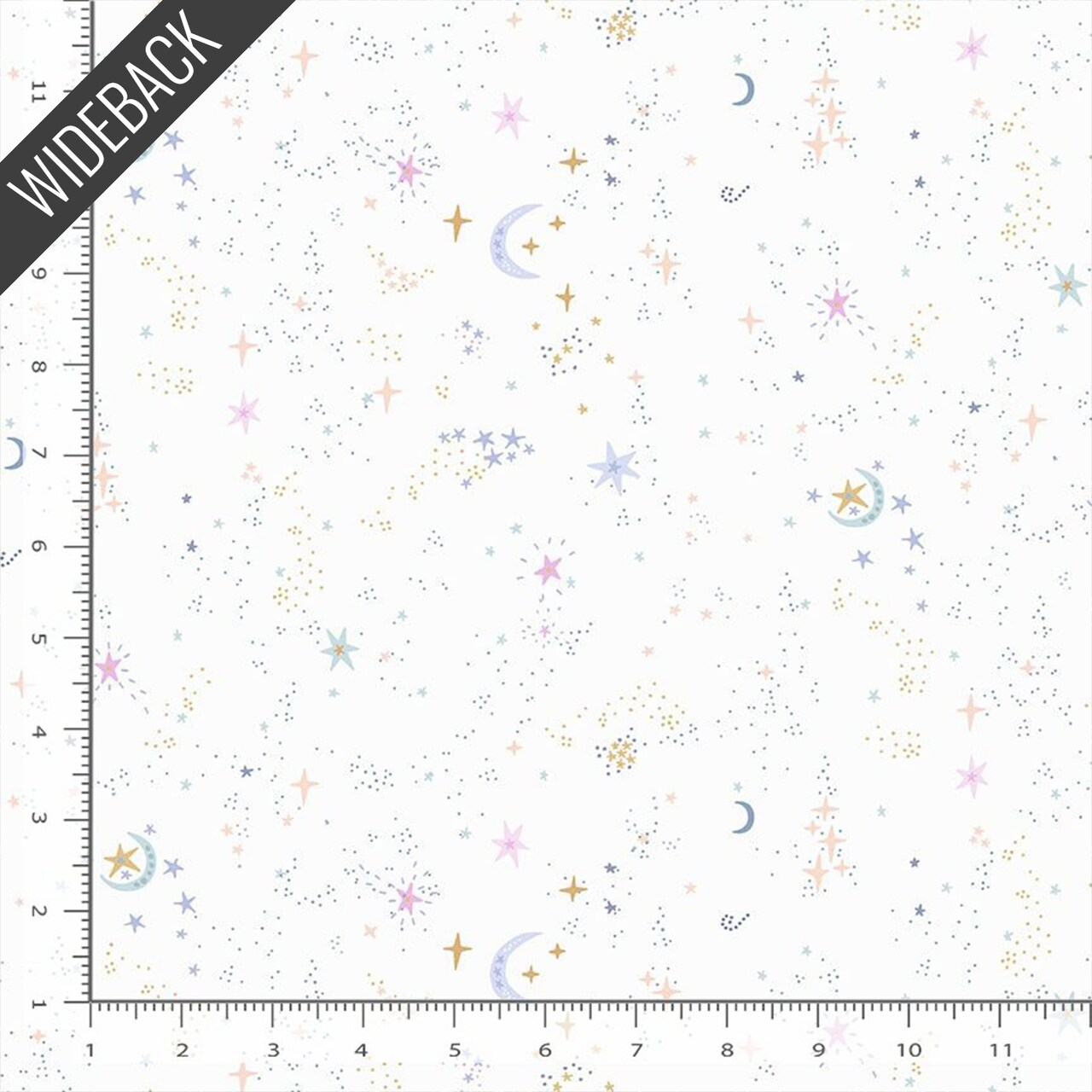 Starry Night Wideback (108 Inch) in White (xstella-d2649 white) | Dear Stella 108" Wide | Dear Stella